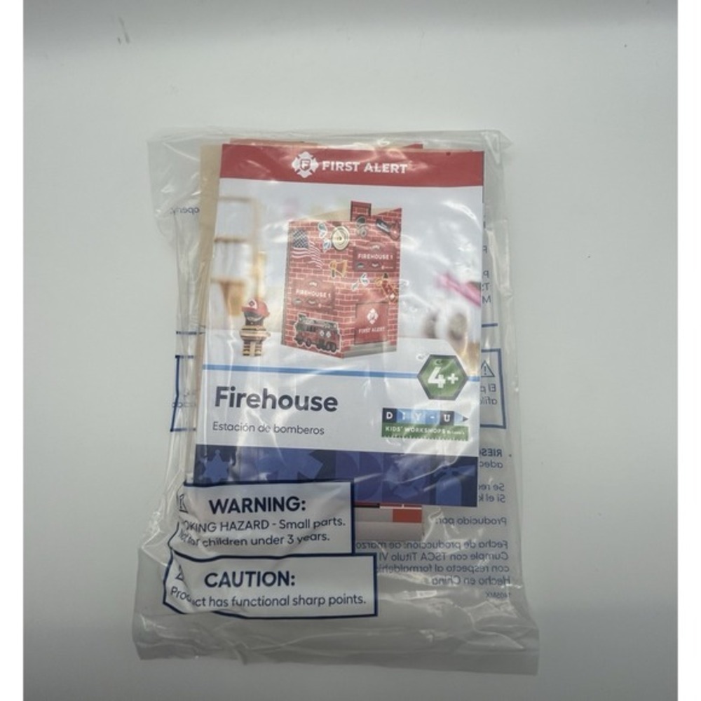 Lowe's Kids DIY-U Workshop Firehouse New‎ Unopened Patch Included